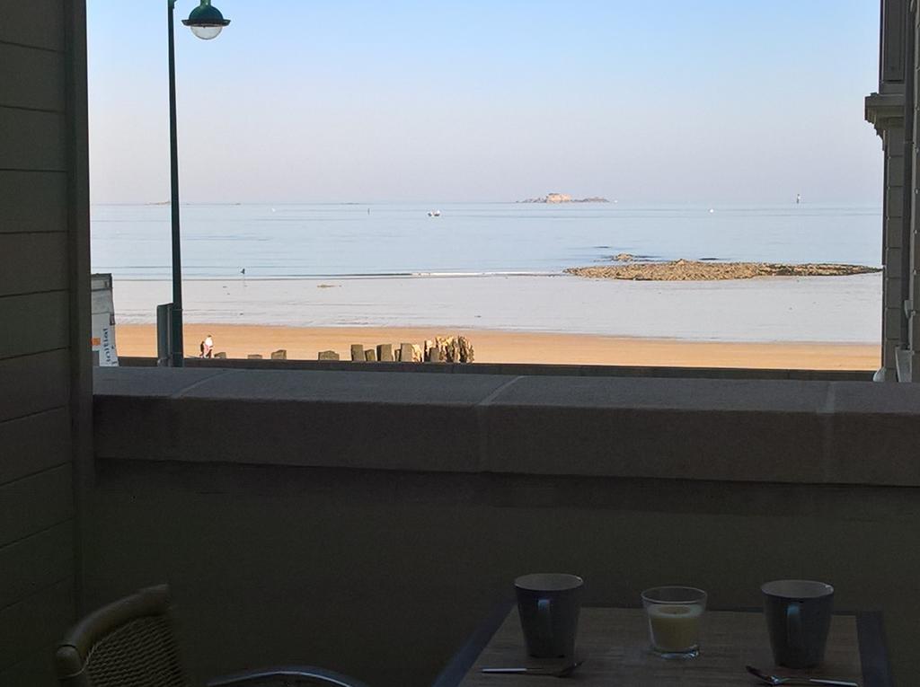 Studio Le sillon malouin vue mer Saint-Malo Eksteriør bilde